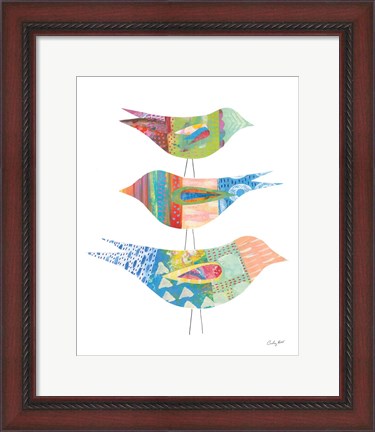 Framed Spring Birds I Print