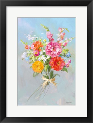 Framed Country Bouquet II v2 Print
