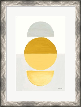 Framed In Between I Yellow Print