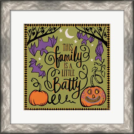 Framed Halloween Expressions III Print