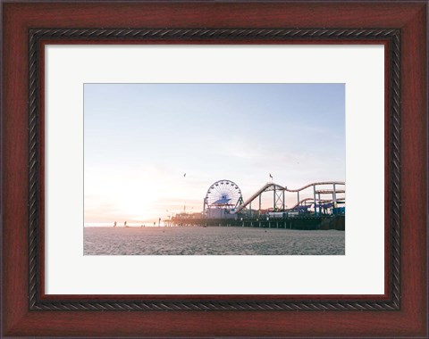 Framed Santa Monica Pier Print