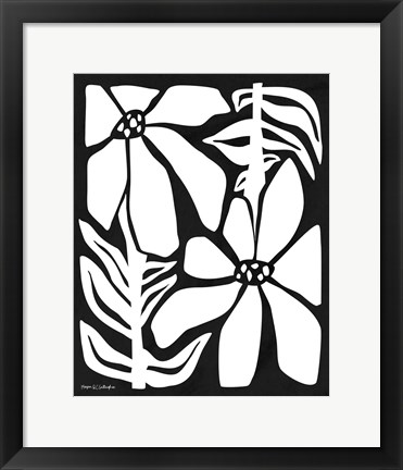 Framed Flower Power I WB Print