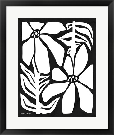 Framed Flower Power I WB Print