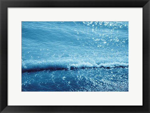Framed Sparkling Waters IV Print