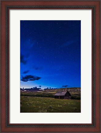 Framed Ursa Major Over Old Farmstead, Saskatchewan, Canada Print