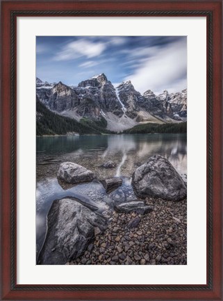 Framed Canadian Rockies, Banff National Park, Alberta Canada Print