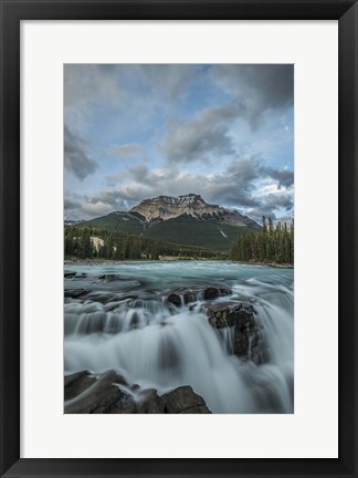 Framed Athabasca Falls, Alberta, Canada Print