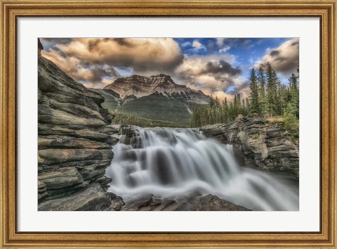 Framed Athabasca Falls Print