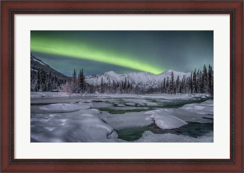 Framed Northern Lights, Annie Lake Print