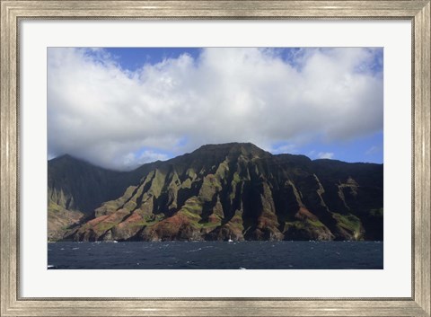 Framed Na Pali Coast, Kauai Print