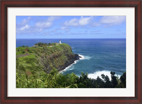 Framed Kilauea Point Lighthouse Print