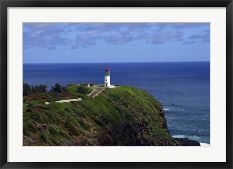 Framed Kilauea Point Lighthouse, Kauai, Hawaii Print