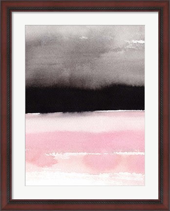 Framed Storm Over Heart Lake No 1 Print