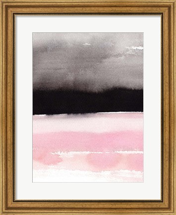 Framed Storm Over Heart Lake No 1 Print