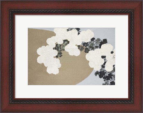 Framed Floral Abstract Print