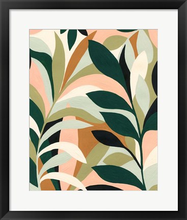 Framed Canopy of Palms Print