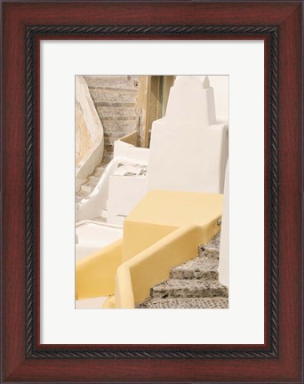 Framed Stones and Stairs Print