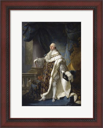 Framed Louis XVI, King of France Print