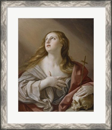 Framed Mary Magdalene Gazing towards Heaven Print