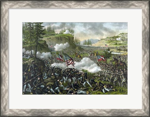 Framed Battle of Chickamauga, September 19-20, 1863 Print