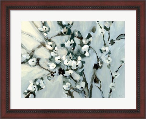 Framed Wild Floral Branches Print