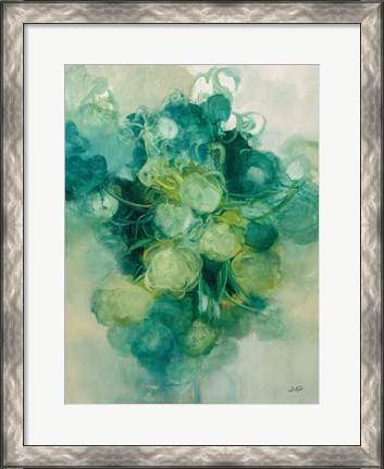 Framed Emerald Pilea II Print