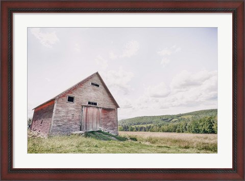 Framed Barn With a View Print