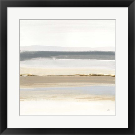 Framed Gray and Sand II Print