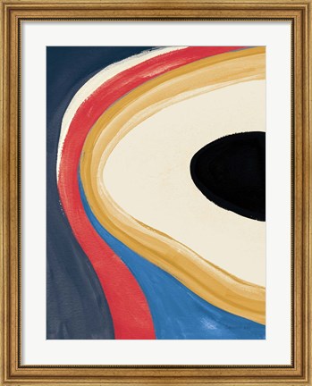 Framed In the Groove II Retro Print