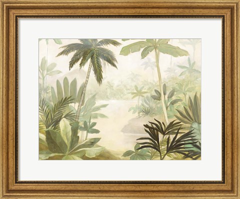 Framed Palm Lagoon Print