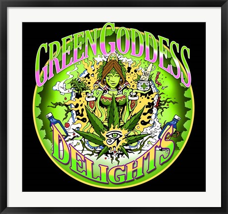 Framed Green Goddess Delights Print