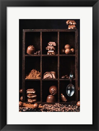 Framed Chocolate Collection Print