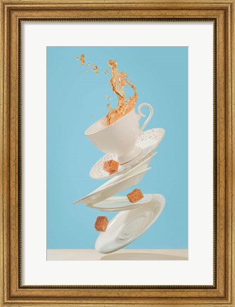 Framed Coffee For A Stage Magician Print