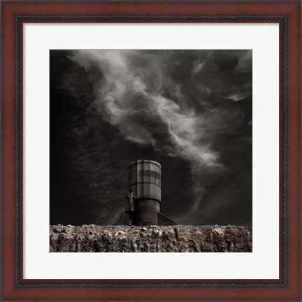 Framed Cement Factory Print