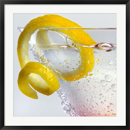 Framed Lemon Twist Print