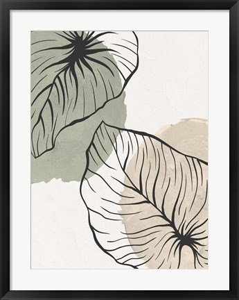 Framed Palm Organics 1 Print
