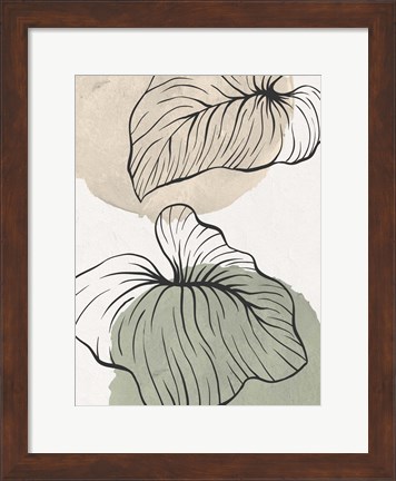 Framed Palm Organics 2 Print