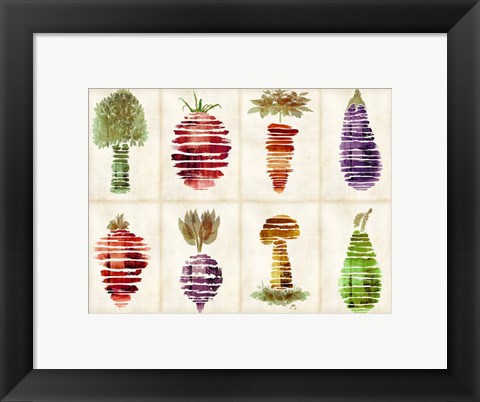 Framed Veggies Print