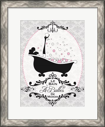Framed Mommy&#39;s Bubble Bath 06 Print