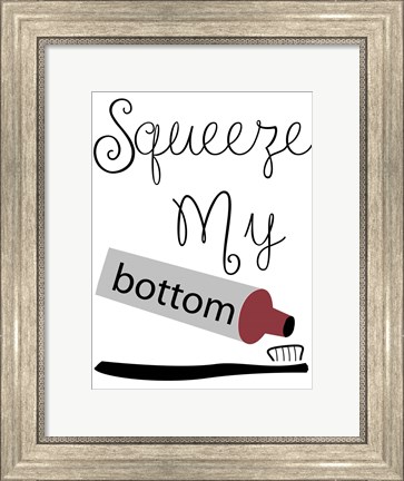 Framed Squeeze Me Print