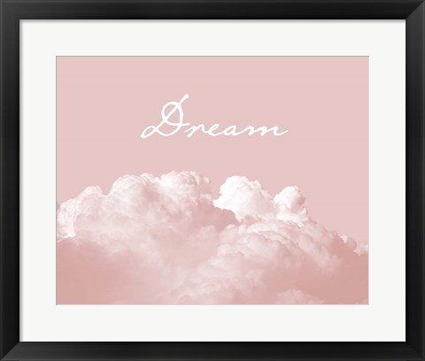 Framed Blush Pink Dream Print
