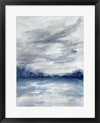 Framed Stormy Shores 1 Print