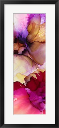 Framed Vibrant Pink Florals 1 Print
