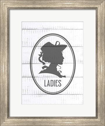 Framed Ladies and Gents 1 Print