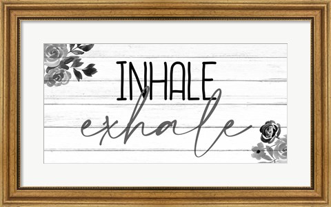 Framed Inhale 1 Print