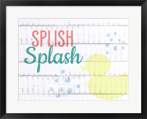 Framed Splish Splash Print