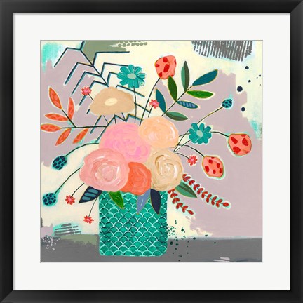 Framed Wild Pickins Floral Print
