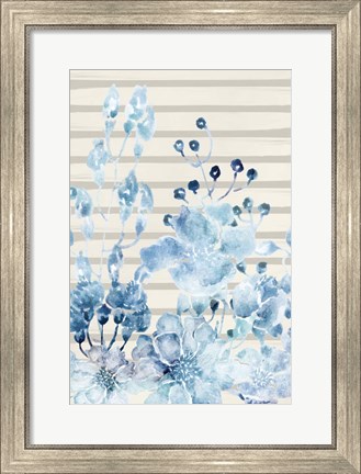 Framed Wildflower Blues 2 Print