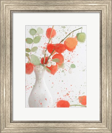 Framed Spotted Floral Print