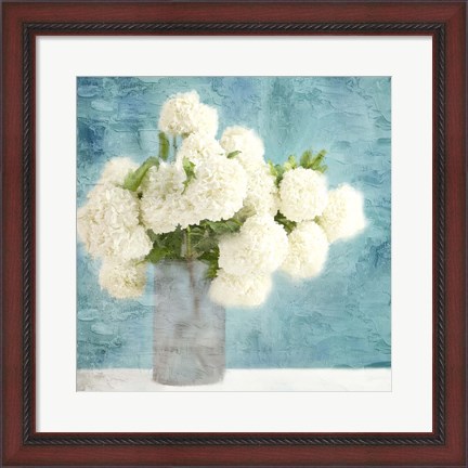 Framed Hydrangea Vase Print